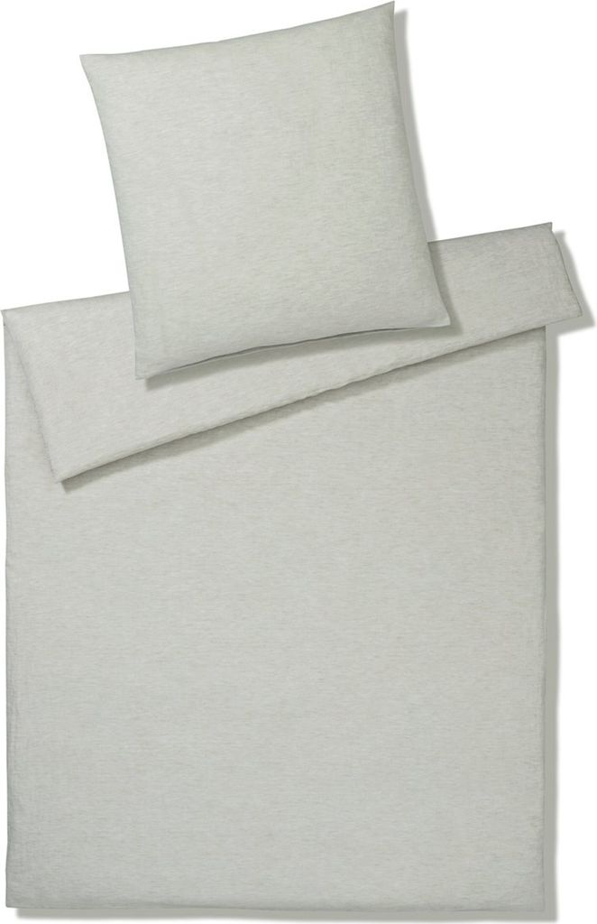 elegante Halbleinen-Kissenbezug einzeln Breeze Farbe Kreide Produktbild 