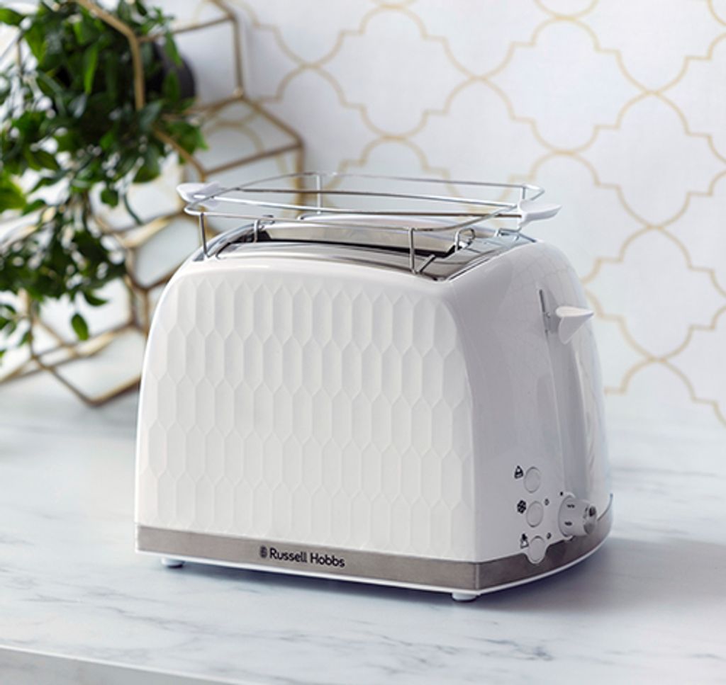 Russell Hobbs Honeycomb Toaster (Weiß) 26060-56 Produktbild 19