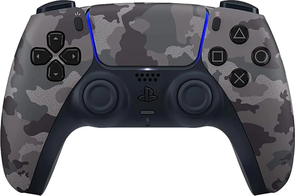 Sony DualSense PS5 manette sans fil avec retour haptique camouflage gris