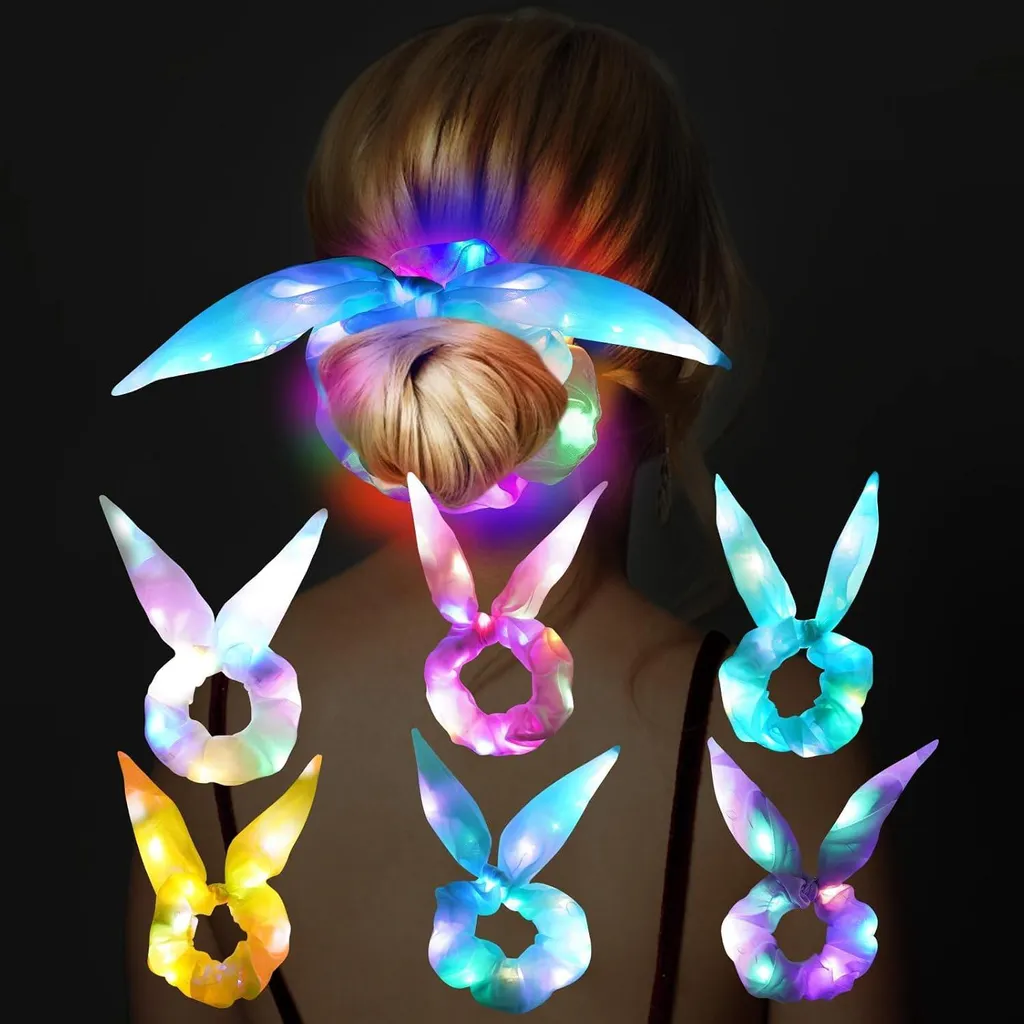 Bandeau lapin LED confortable et stable pour danser toute la nuit