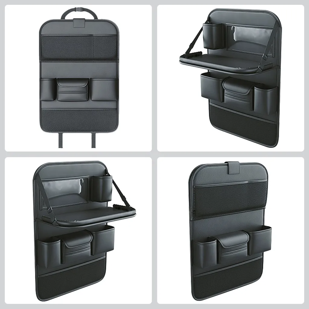 Rangement de bord auto pour enfants avec support tablette et repas - 4