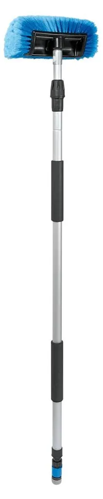 Kit hydro-brosse télescopique 2m avec raccord à visser spécial caravanes