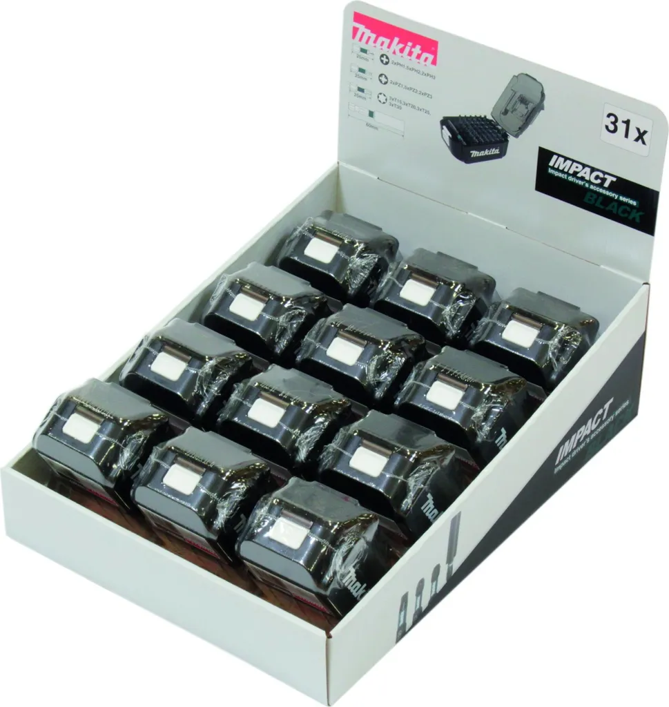 Fini les embouts cassés avec le jeu Makita Impact Black 31 pièces Torx PZ