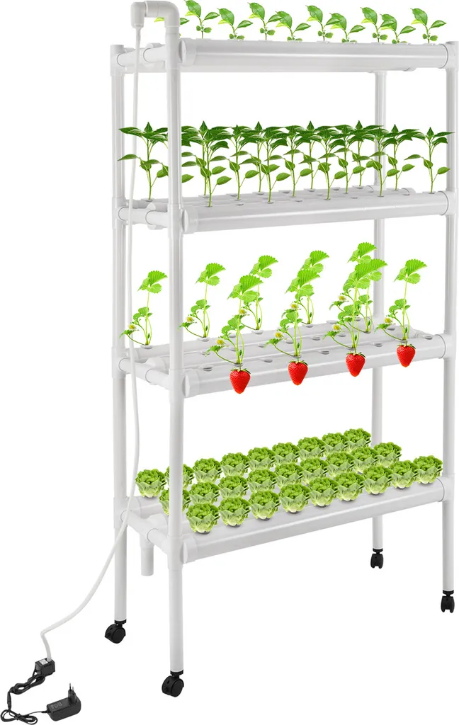 Système de Culture Hydroponique pour Potager d'Intérieur 108 Plantes