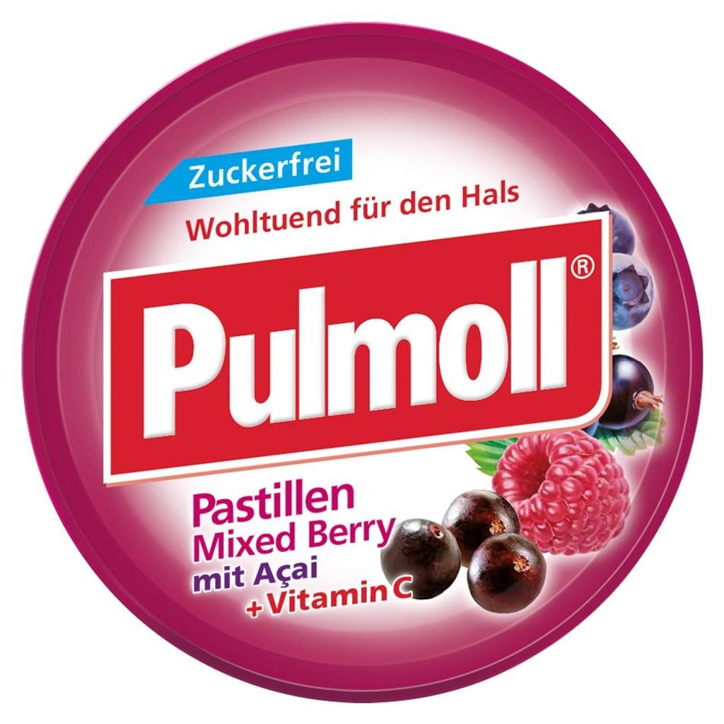 Pulmoll Pastilky z míchaných bobulí bez cukru v plechovce Obrázek produktu 