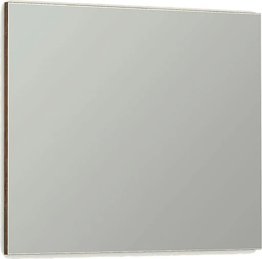 Miroir mural GENIO industriel en chêne massif - 80x65 cm rectangulaire