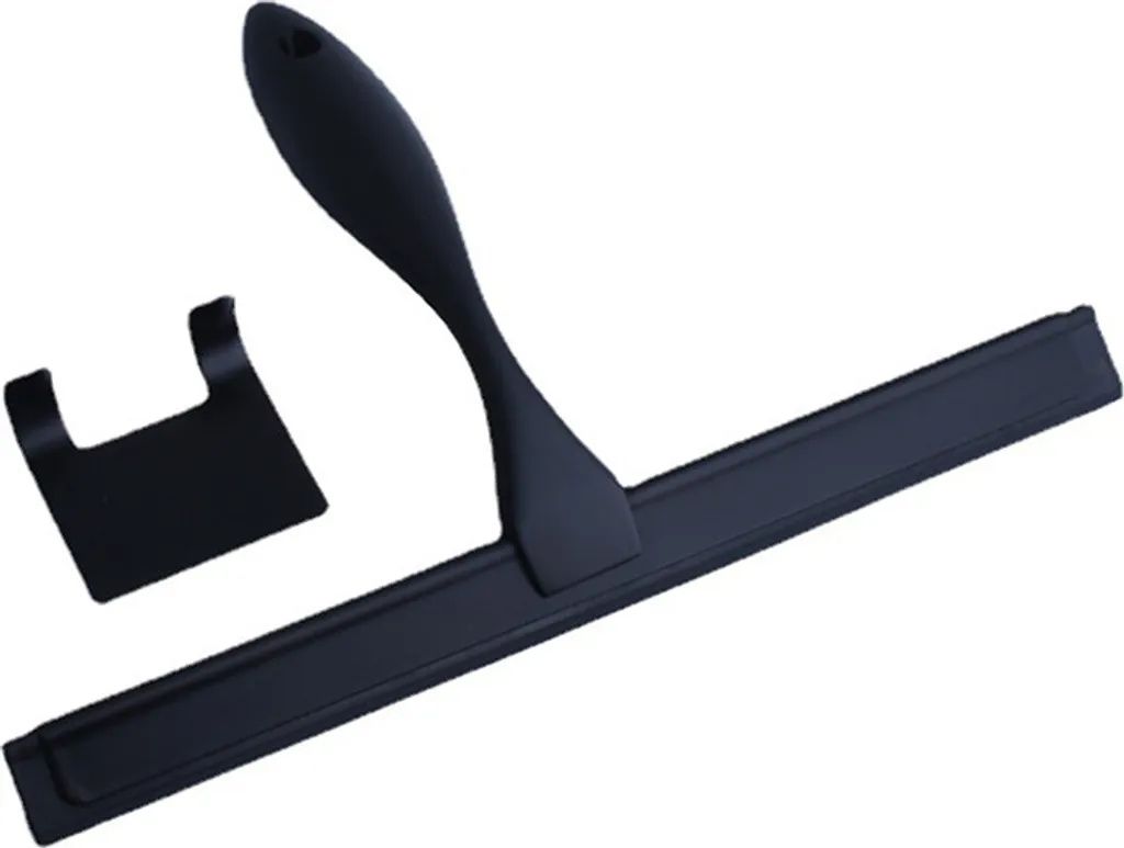 12 Zoll Fensterabzieher set mit klebriger Haken Fensterputzer Schwarz