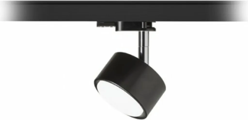 Projecteur de rail triphasé LED GX53 7W PIXIE noir chromé moderne