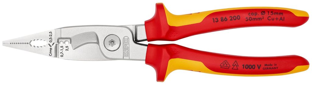 KNIPEX Elektro- Installationszange Produktbild 