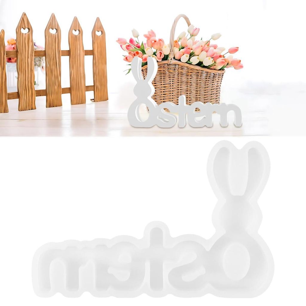 Silikon-Osterhasenformen für Bastelprojekte