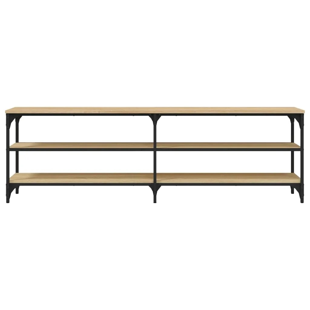 SYFAX™ Mobile Porta TV Rovere Sonoma 160x30x50 cm in Legno Multistrato - 4