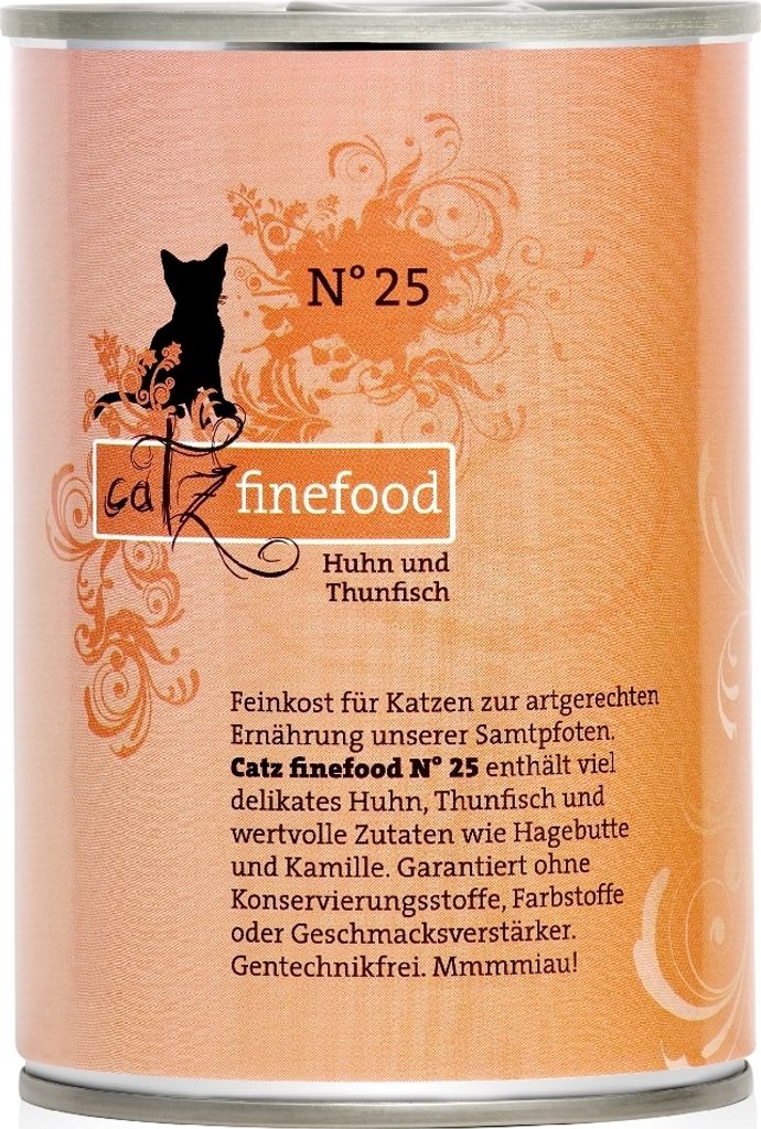 Catz finefood No. 25 Huhn & Thunfisch 400gx6