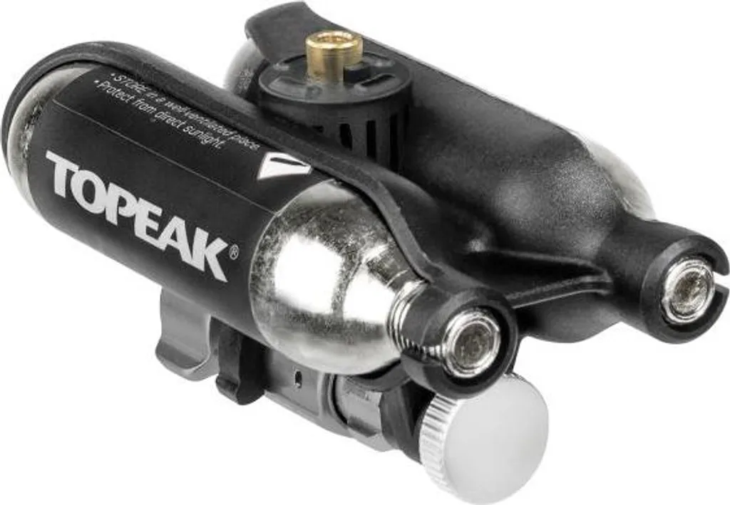 Topeak Ninja Master+ Co2 Noire - Support de Gonflage Discret et Robuste