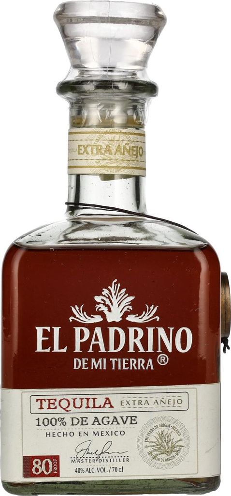 El Padrino Tequila EXTRA AÑEJO 100% Puro de Agave 40% Vol. 0,7l