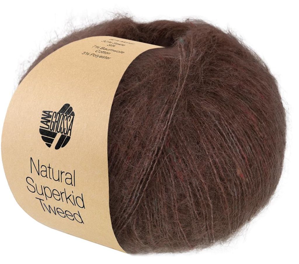 Lana Grossa - Natural Superkid Tweed 0637 nougat Produktbild 