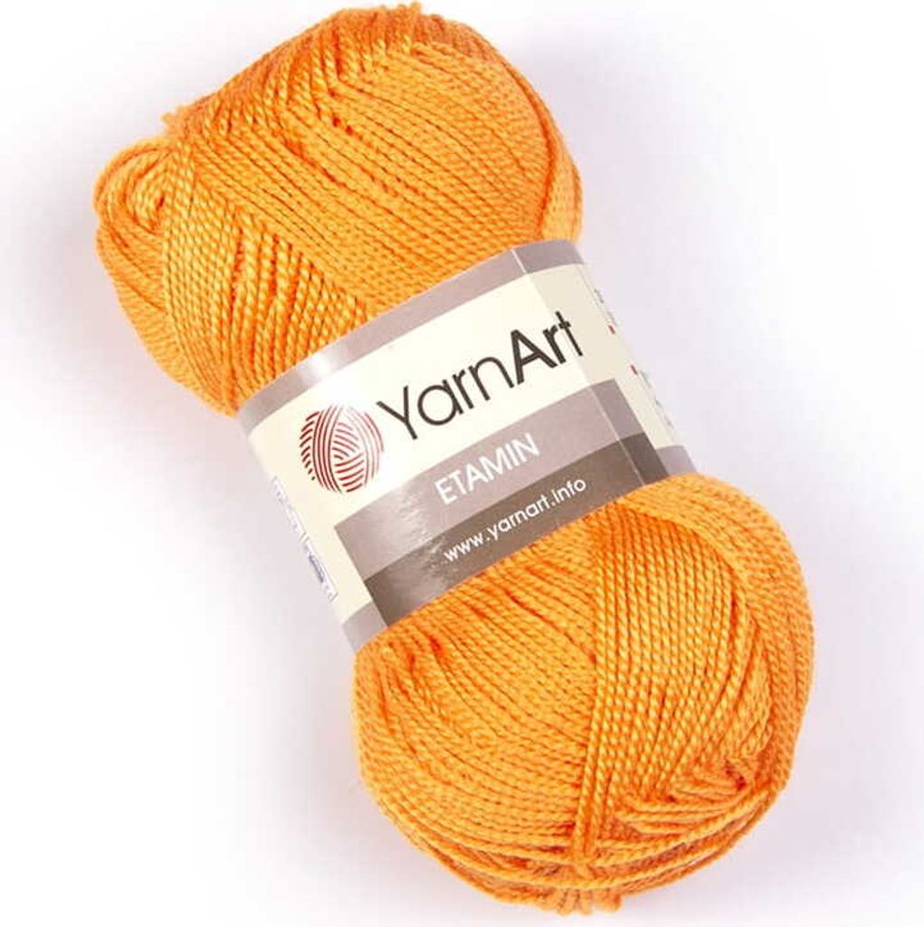 YarnArt Etamin 446 / Kürbis - Weiches 100%.Polyacrylgarn, Produktbild 