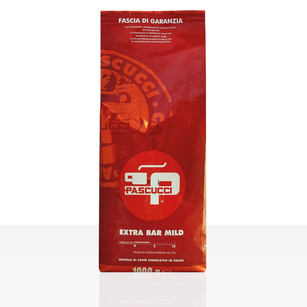 PASCUCCI Extra Bar Mild Espresso 1kg Kaffeebohnen Produktbild 