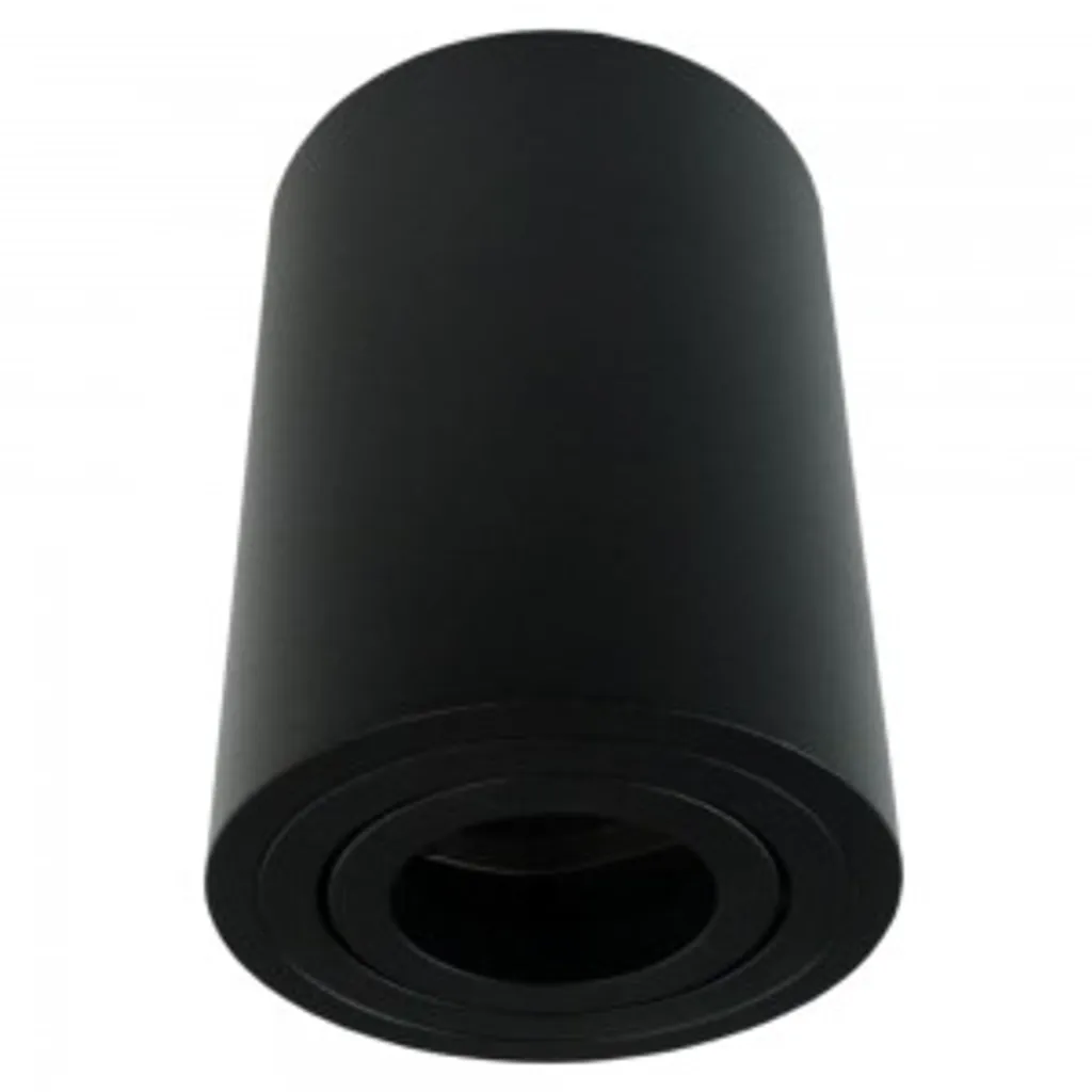 Plafoniera Plafoniera Plafoniera Luce per esterni Luce per esterni IP20 cilindro nero Alluminio montato in superficie Sensa GTV 6813