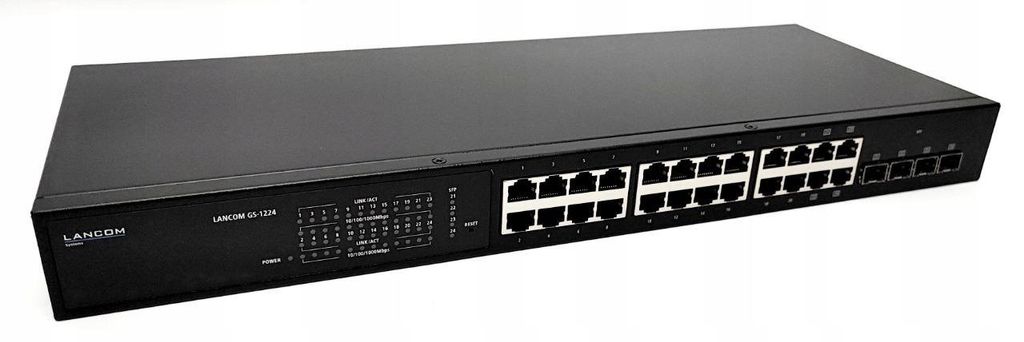 LANCOM GS-3126XP, Managed, L3, Gigabit Ethernet (10/100/1000), Power over Ethernet (PoE), Rack-Einbau, 1U