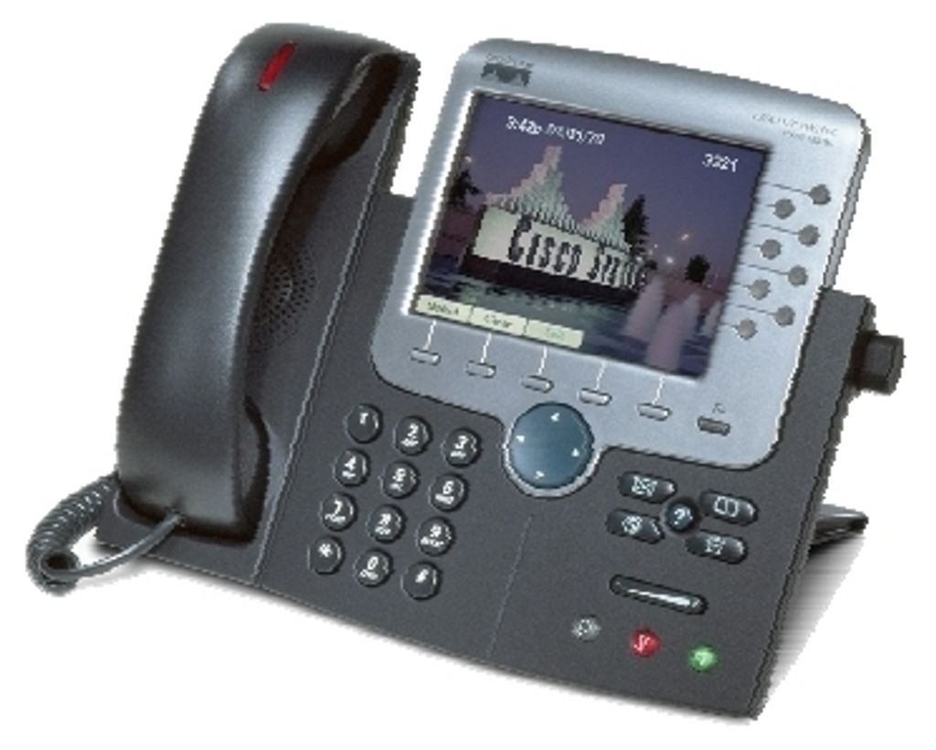 Cisco IP Phone 7970G Telefon, Farbdisplay, Freisprechfunktion, Ethernet