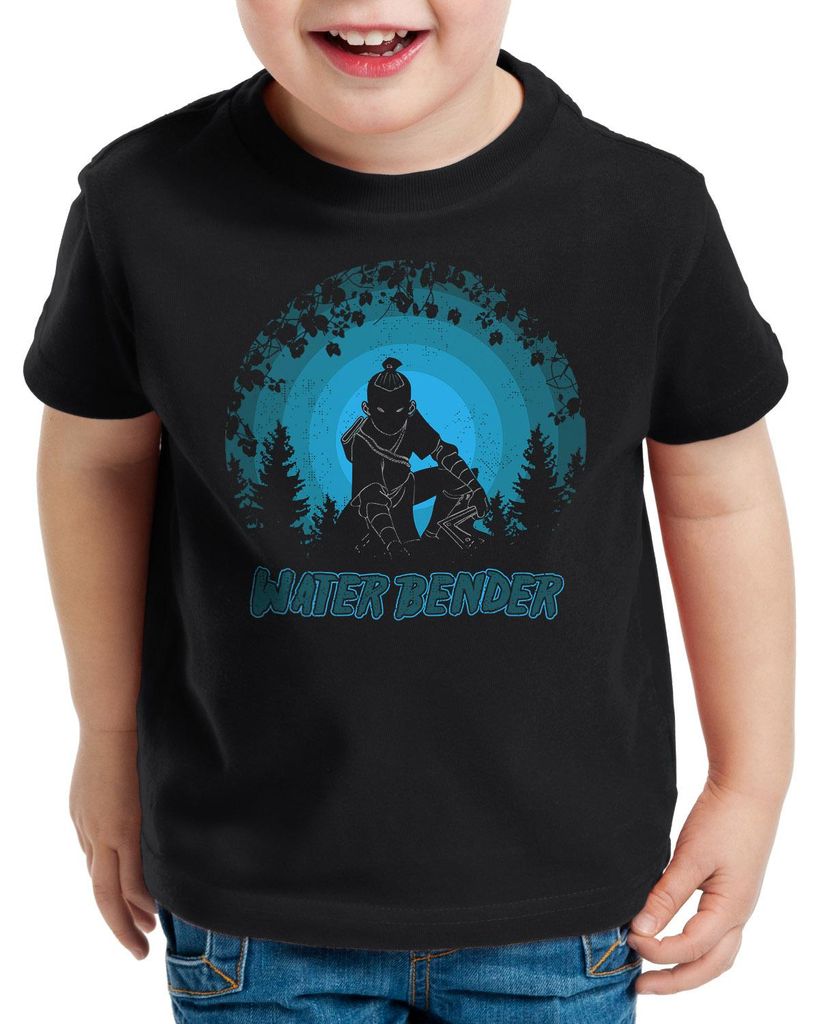 style3 Water Bender T-Shirt für Kinder