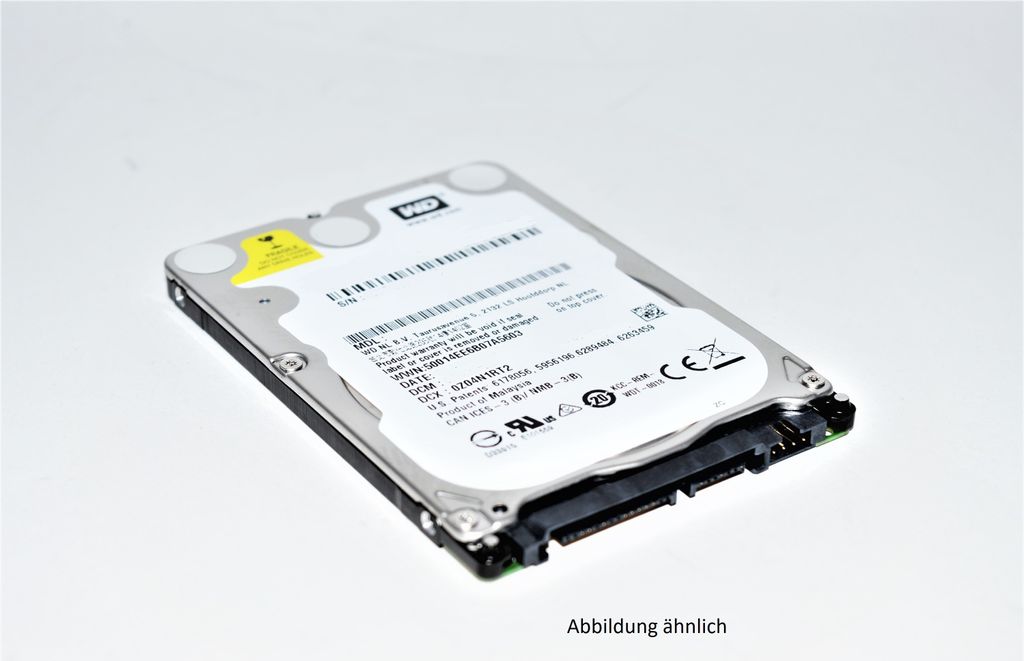 WD Blue 1TB 2,5' Festplatte SATA III 5400U/min 128MB Cache Produktbild
