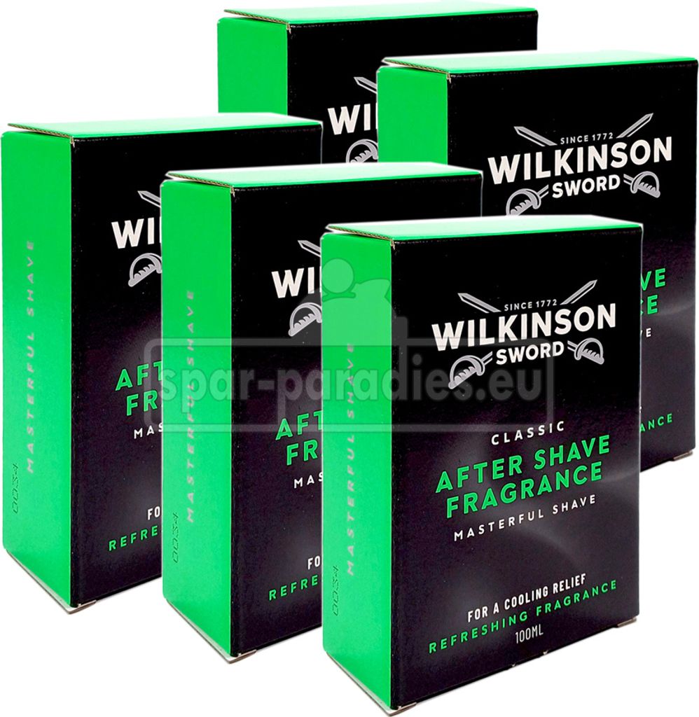 Wilkinson Classic After Shave Fragrance, 100 ml x 5 Produktbild 