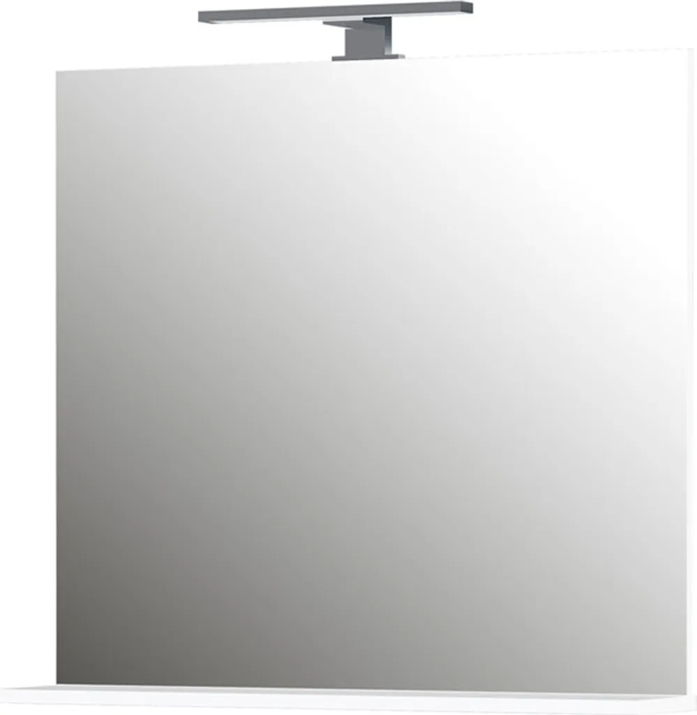 Vendomo Miroir de salle de bain James Blanc - Grand format mural épuré