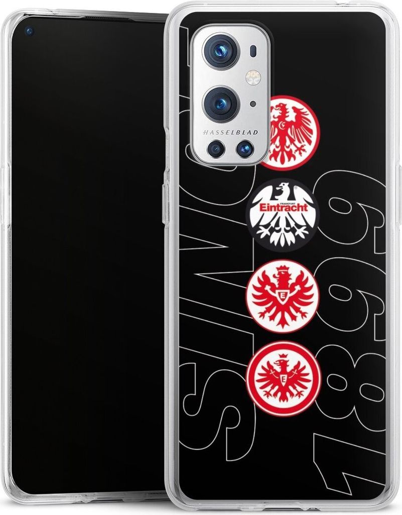 DeinDesign Handyhülle für OnePlus 9 Pro Silikon Hülle Case Smartphone Schutzhülle Adler Eintracht Frankfurt Logo