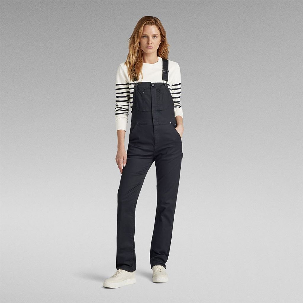 G-star Dungaree Latzhose Schwarz 2XS Frau Schwarz 2XS
