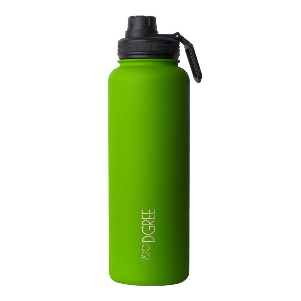 Edelstahl Thermo Trinkflasche noLimit 1200ml - Doppelwandig + Gratis Sportdeckel