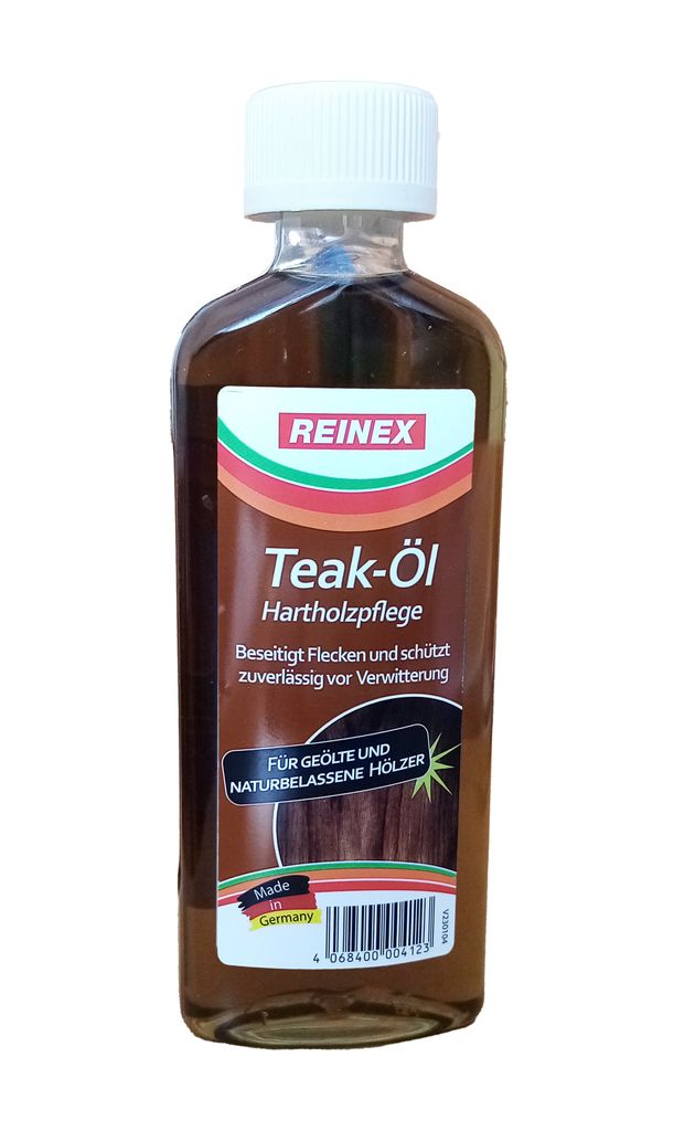 TEAK-ÖL 175ml Hartholzpflege Teaköl Holzpflege Holzschutz Produktbild 