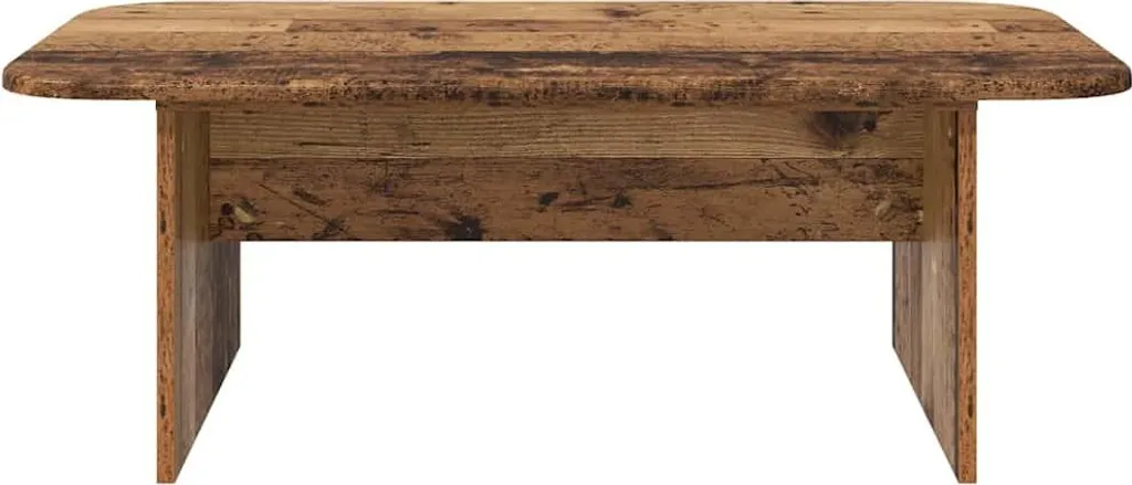 Tavolino Rustico Legno Vecchio 93x53x33 cm | Arredo Casa Campagna - 5