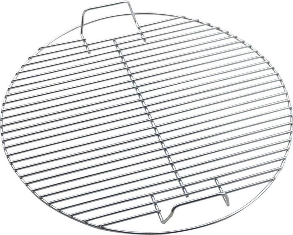 Runder Grill aus Edelstahl – tragbar für zu Hause (44,5 cm)