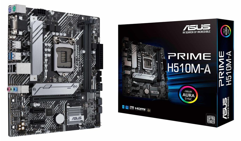 ASUS PRIME H510M-A: Placa base, formato micro ATX, zócalo Imagen del producto 