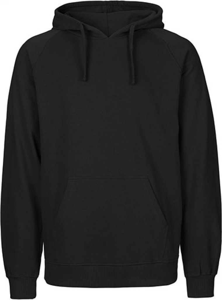Neutral O63101 | Herren Hoodie / Kaputzenpulli / 100% Fairtrade-Baumwolle - Farbe: Black - Größe: XS