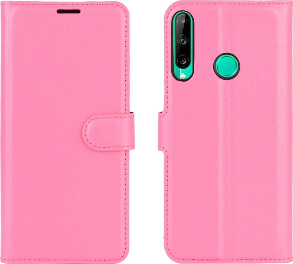 Mobigear Classic Huawei P40 Lite E Hülle Klapphülle Geldbörse - Magenta