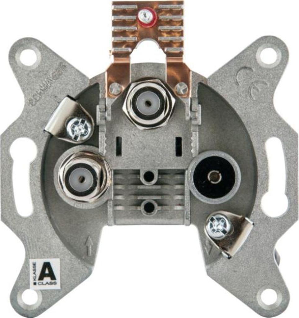 Schwaiger DSE652 011: zwei SAT-ZF Anschlüsse / 2 dB SAT Einzeldose
