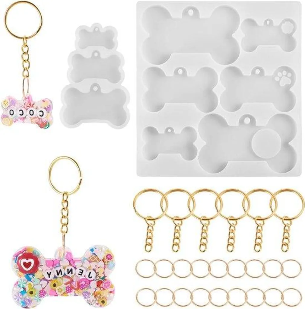 Moule Silicone Patte de Chien : Démoulage Facile pour Bijoux et Résine