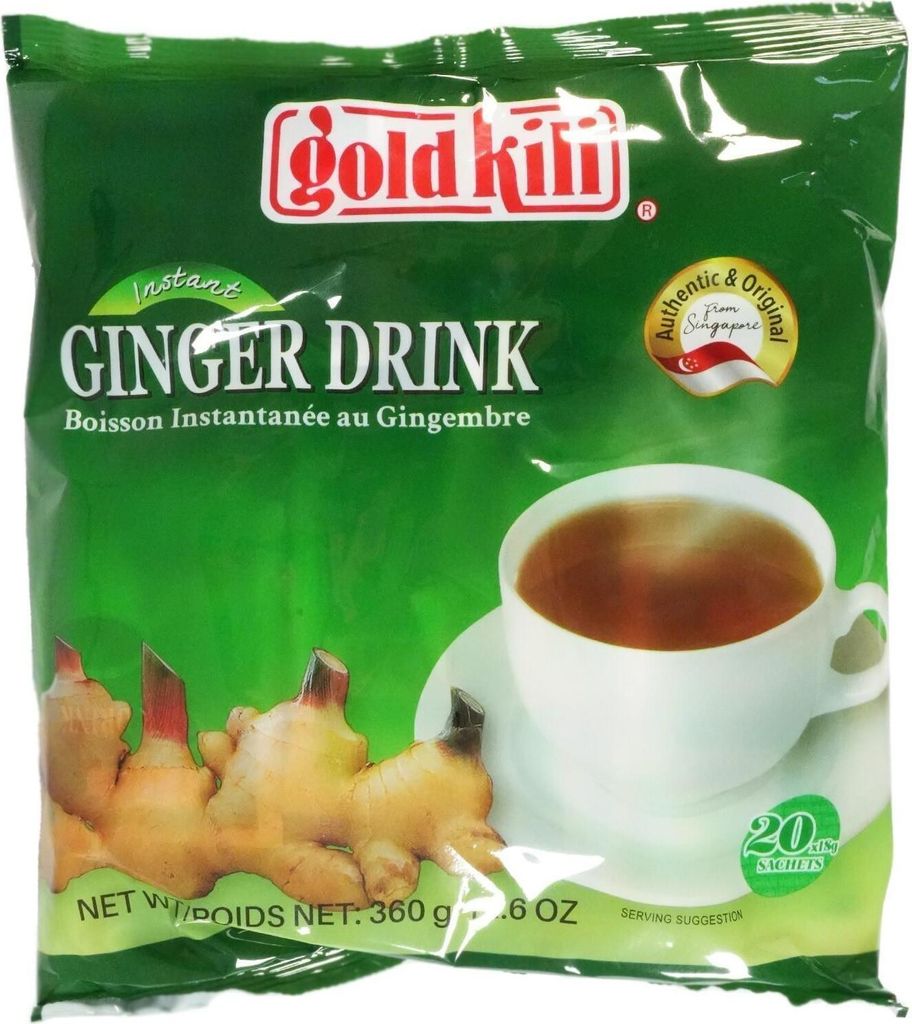 A package of instant ginger drink.