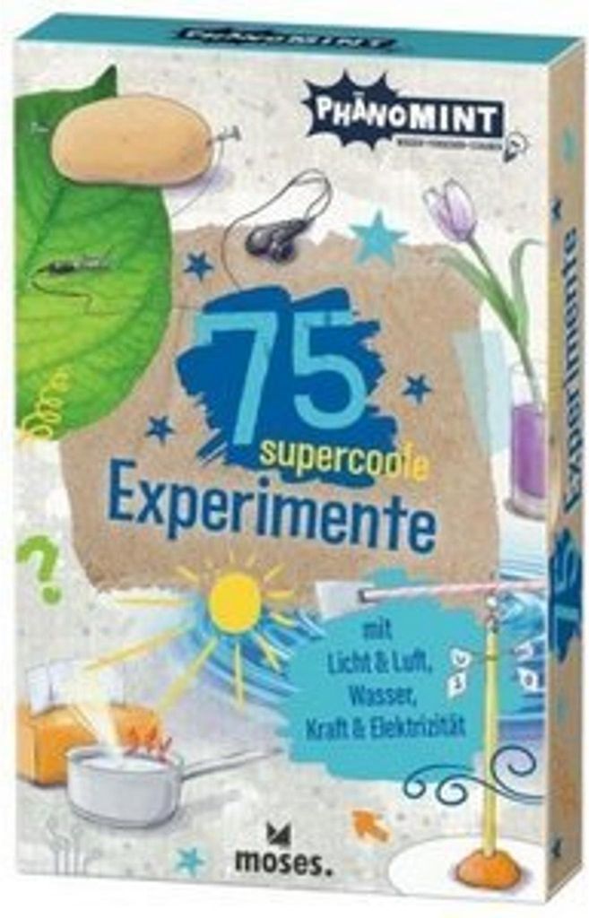 PhänoMINT 75 supercoole Experimente mit Licht & Luft, Wasser, Kraft & Elektrizität