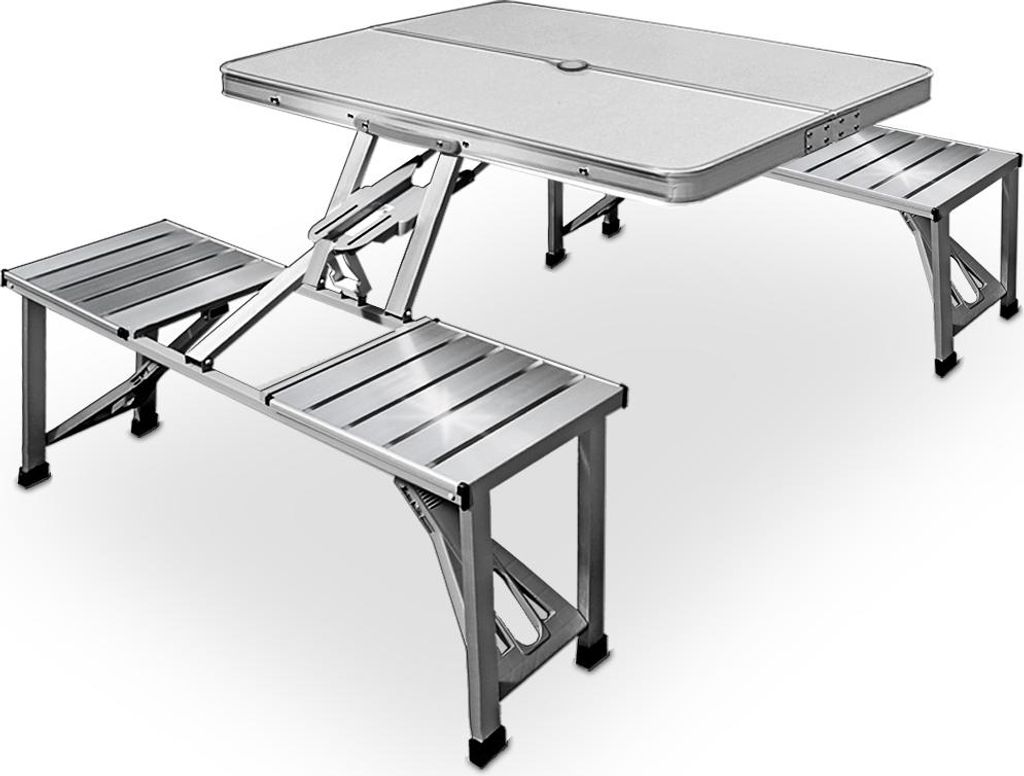 Table de pique-nique portable - Aluminium avec fonction Image du produit 