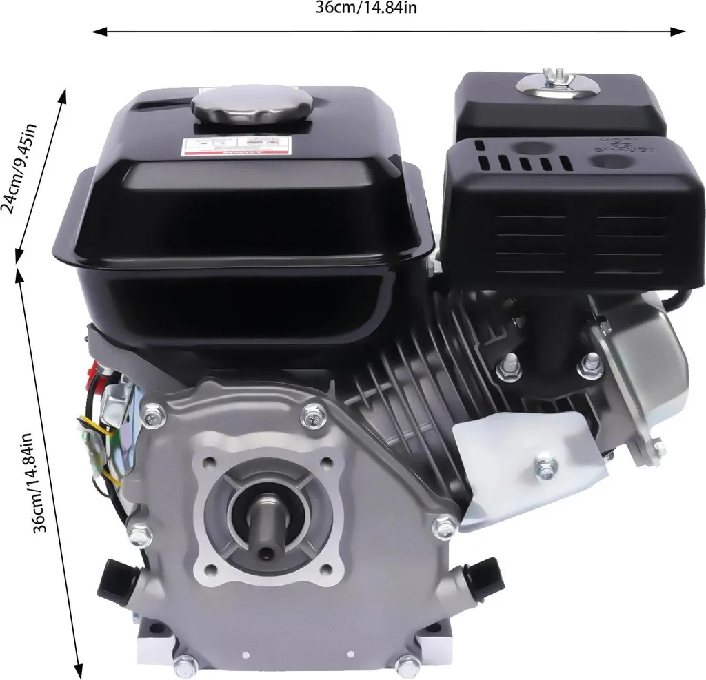 Moteur de kart 7 ch OHV avec refroidissement par air - Style Militaire
