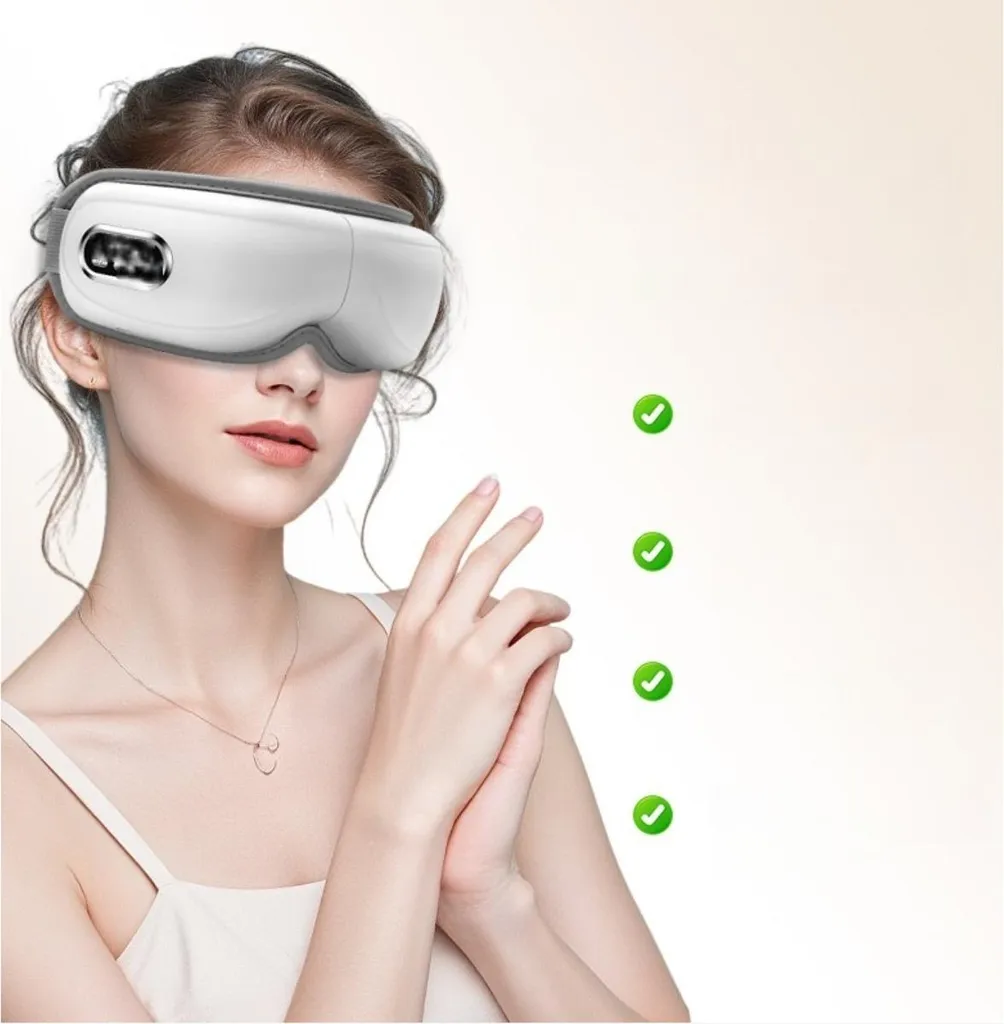 Masseur Oculaire Bluetooth avec Musique et Compression d'Air Douce
