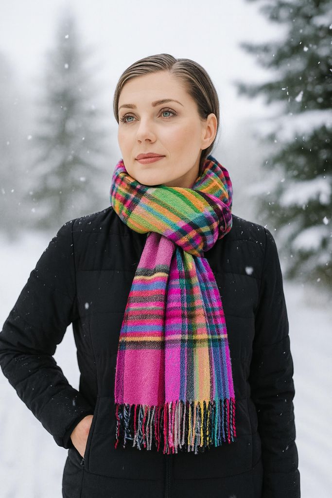 Winterschal Multi Italy, in modischen Farben von collezione alessandro