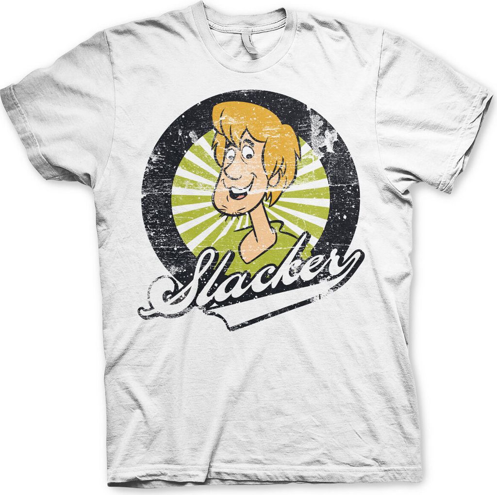 Shaggy The Slacker T-Shirt - Medium - White