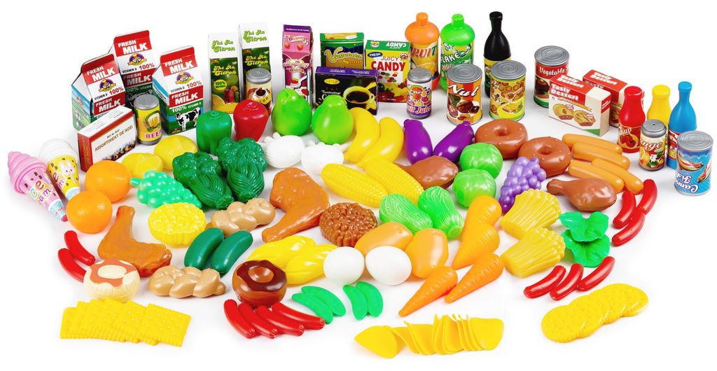 Plastikowe warzywa owocowe do kuchni 120 szt Zdjęcie produktu 