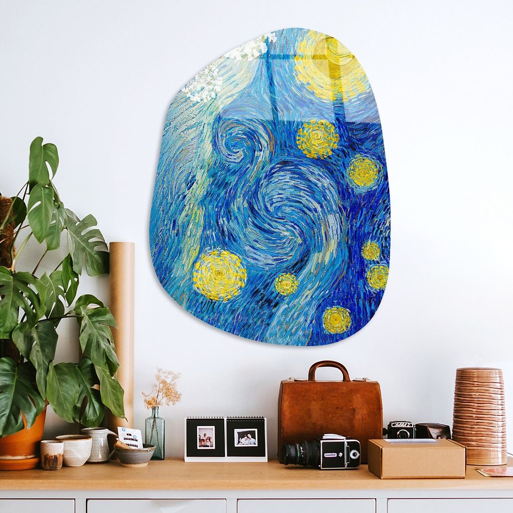 Wallity, UV-1091 - 50 x 70, Dekorative Malerei aus gehärtetem Glas, Mehrfarbig, 100 % gehärtetes Glas, 50 x 70 cm
