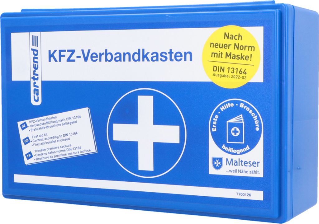 CARTREND Verbandkasten Classic blau Produktbild 