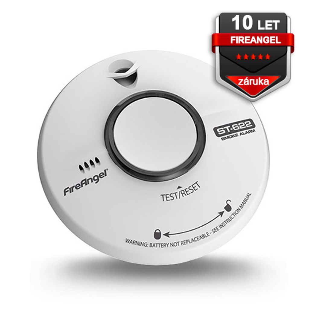 FireAngel ST-622, Optický detektor, Biela, ABS, 85 dB, Obrázok produktu 